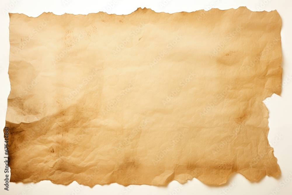 Antique parchment background, old paper, Generative AI