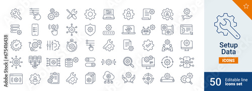 Setup icons Pixel perfect. Work, tool, network, ....