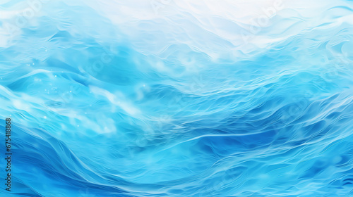 Blue color water Abstract smooth wave. Curve flow motion.
