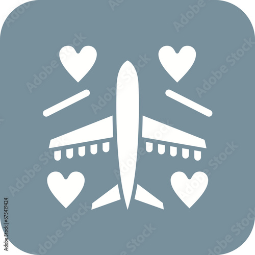 Honeymoon Line Icon
