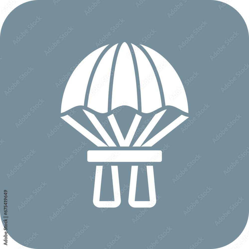 Parachute Line Icon Parachute Line Icon