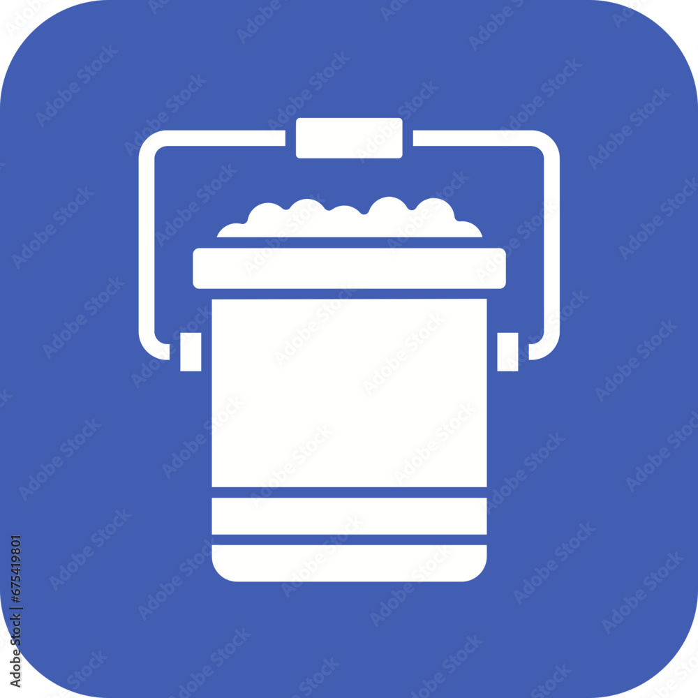 Sand Bucket Line Icon Sand Bucket Line Icon