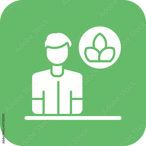 Energy Flow Qi Chee Line Icon