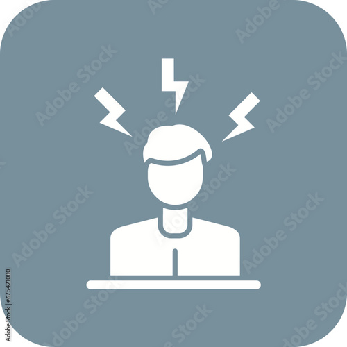 Headache Line Icon