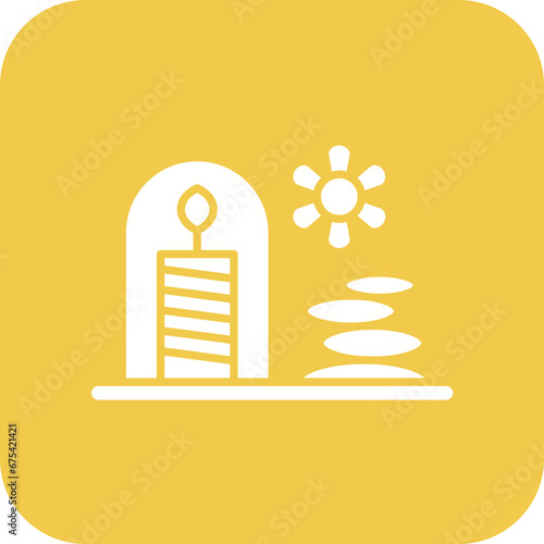Spa Town Line Icon