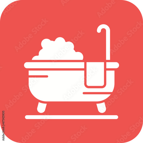 Thermal Bath Line Icon
