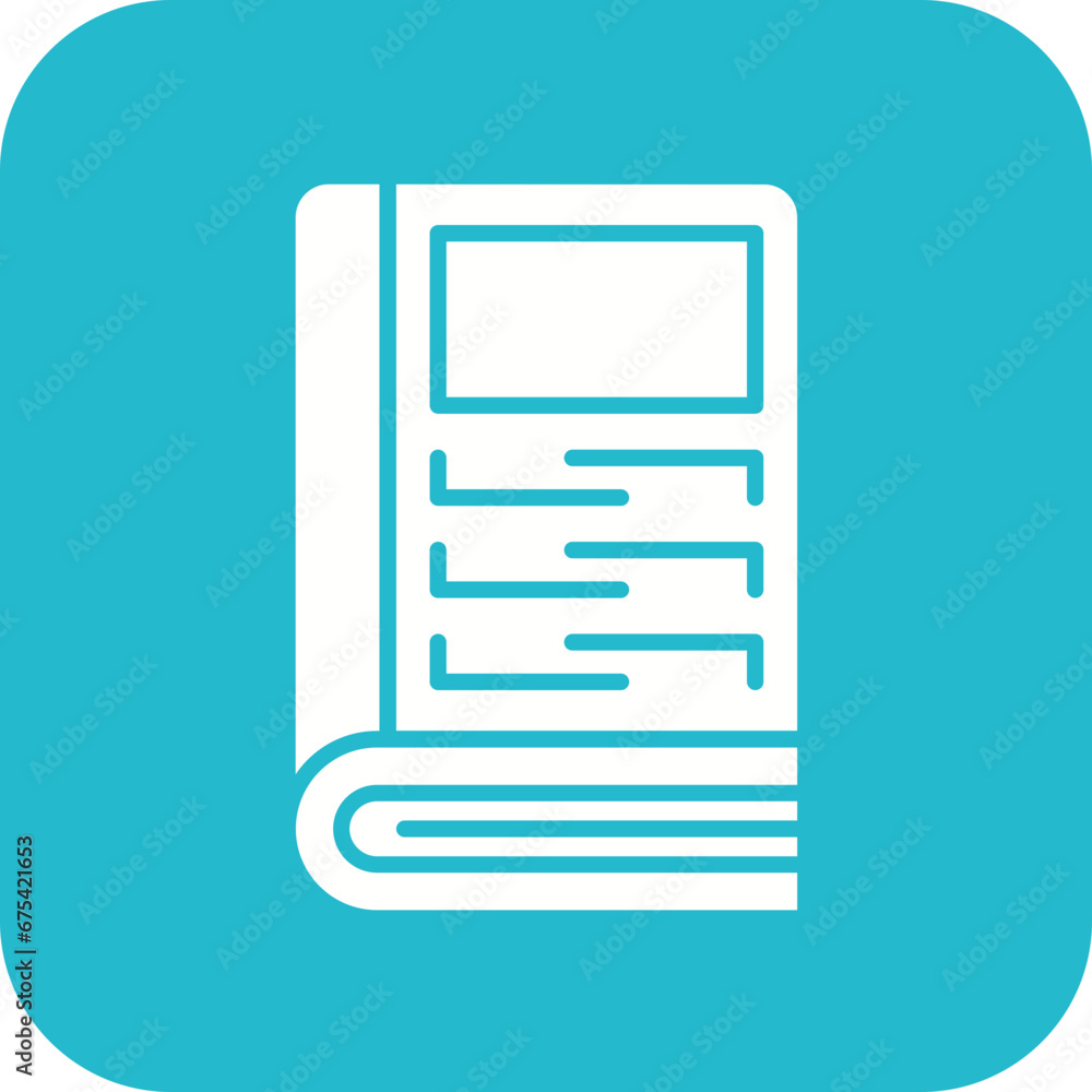 Handbook Line Icon Handbook Line Icon