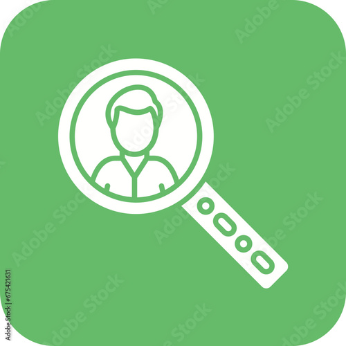 Researcher Line Icon