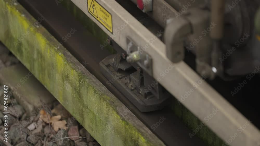 Electric Train Shoe on third rail Electric Train Shoe on third rail