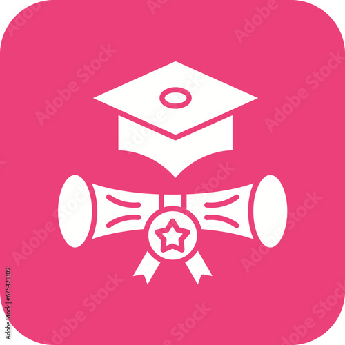 Bachelor Degree Line Icon