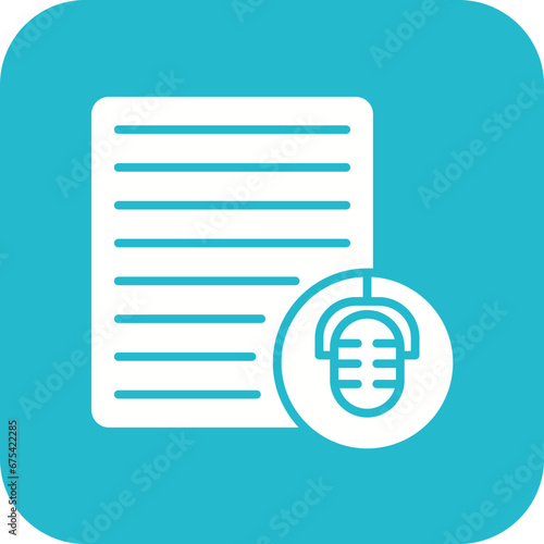 Copywriting And Scripting Line Icon