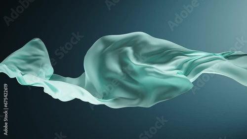 Smooth wave cloth background.