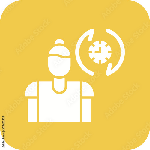 Anti Aging Diet Line Icon