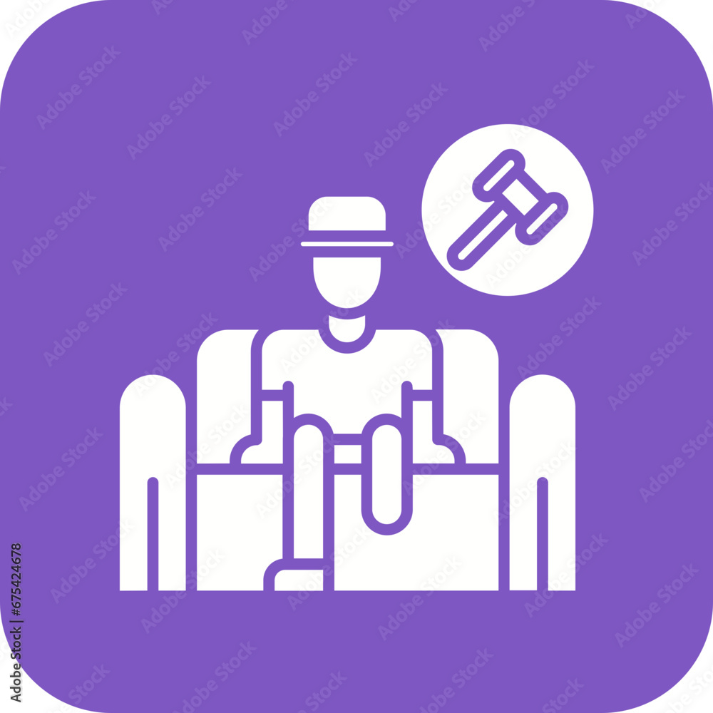 Disability Law Line Icon Disability Law Line Icon