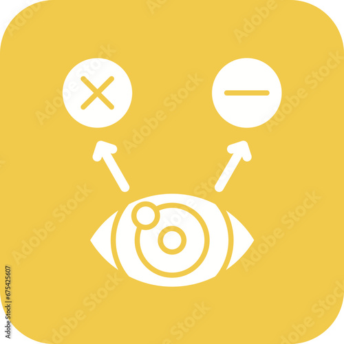 Stereo Vision Line Icon