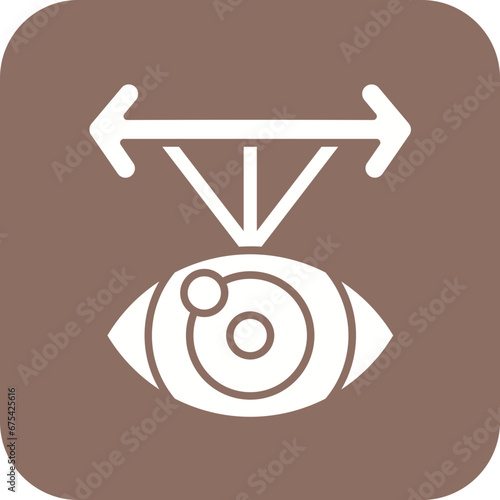 Visual Field Line Icon