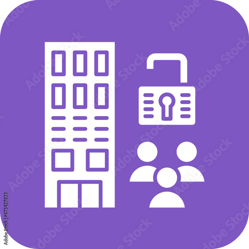Publicly Traded Company Line Icon
