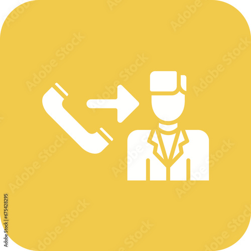 Contacting Candidates Line Icon