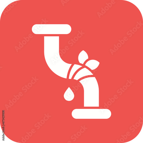 Pipe Fixing Line Icon