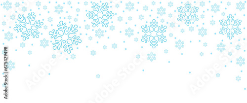 Christmas background. Snowflakes and stars banner. Gold vector illustration.