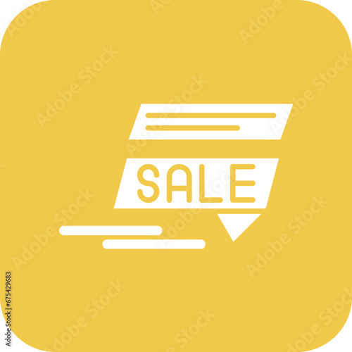 Clearance Sale Line Icon
