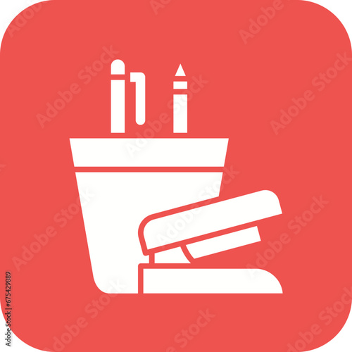 Office Supplies Line Icon