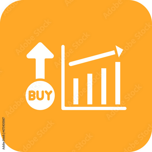 Buy Stocks Line Icon