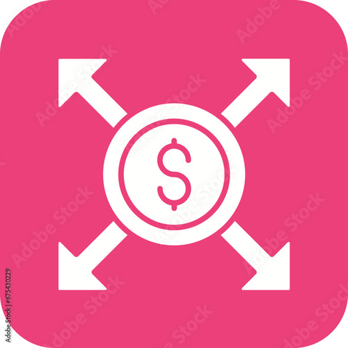 Investment Decision Line Icon