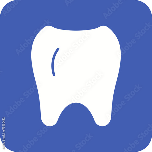 Teeth Line Color Icon