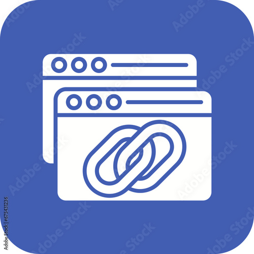 Backlink Line Icon