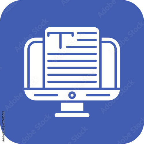 Copywriter Line Icon