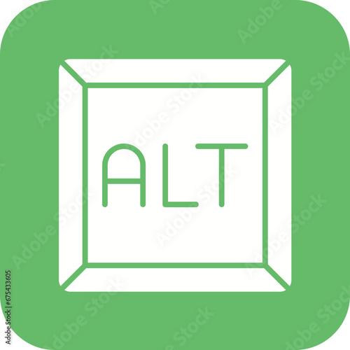 Alt Text Line Icon