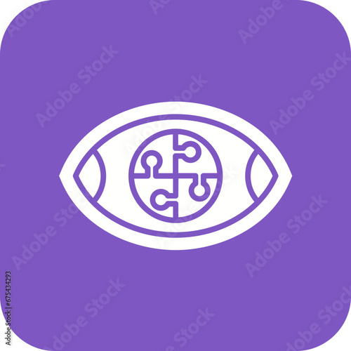 Business Vision Line Icon