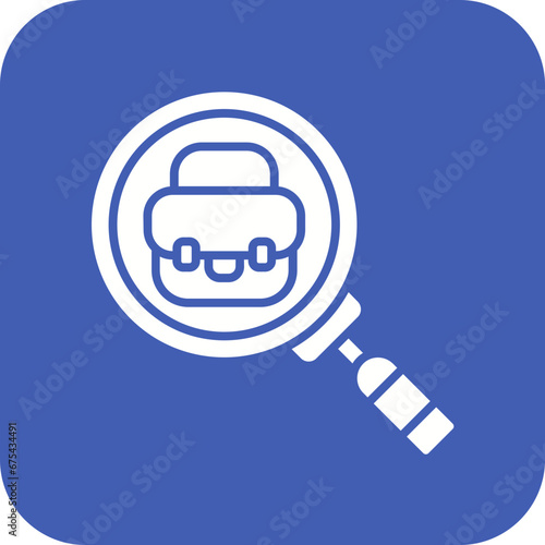 Job Searching Line Icon