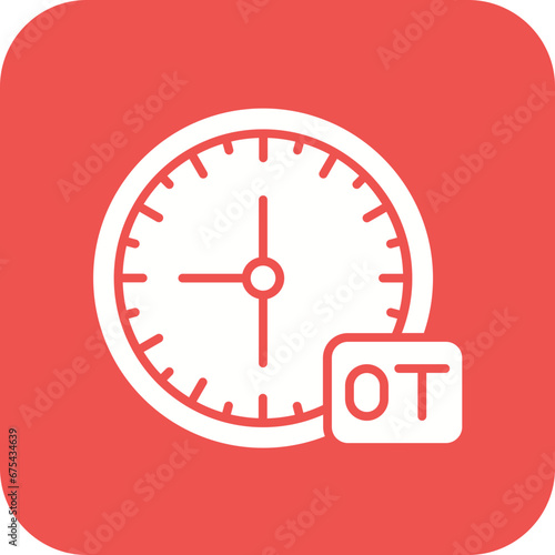 Overtime Line Icon