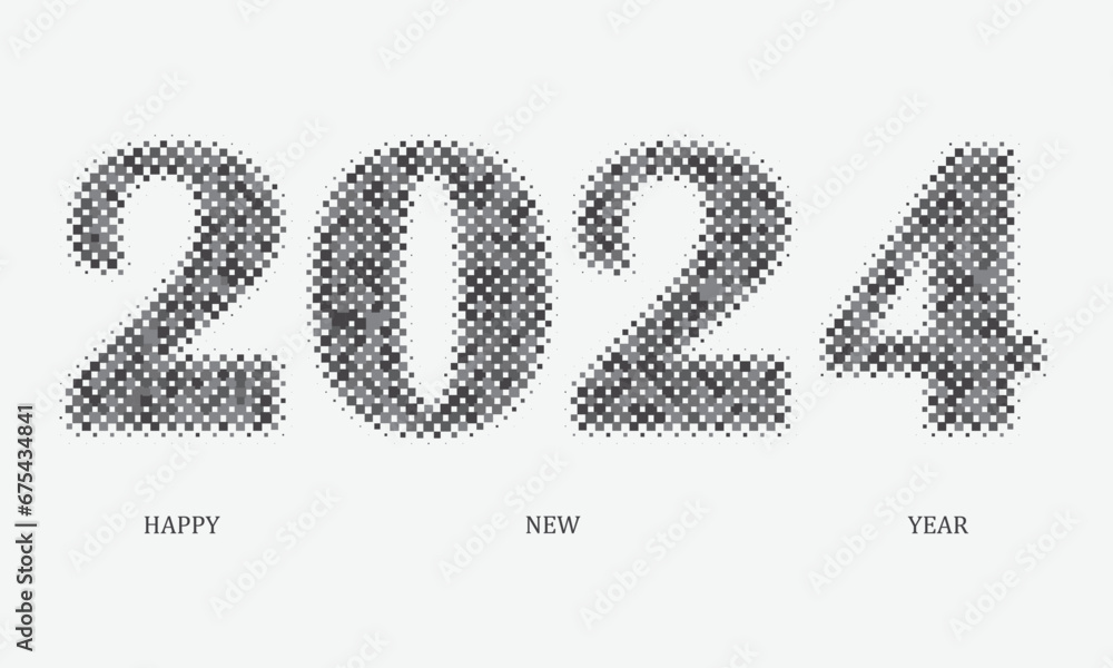 upcoming new year 2024 creative text effects. upcoming new year 2024 creative text effects.
