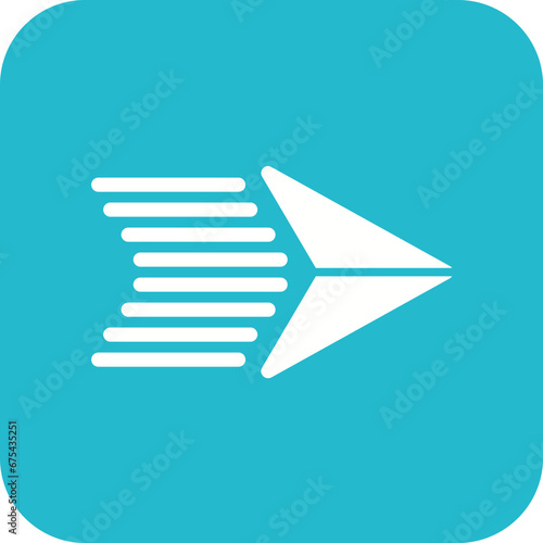 Direct Mail Line Icon