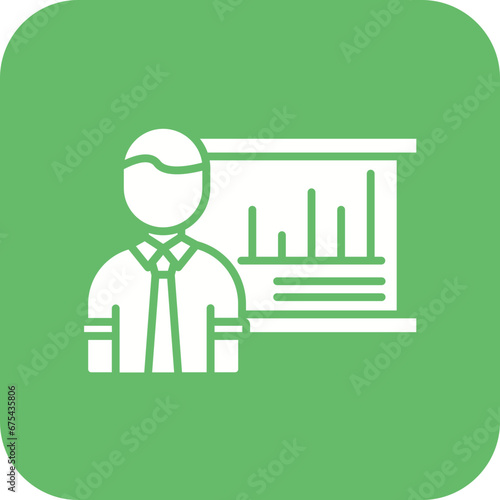 Employee Data Line Icon