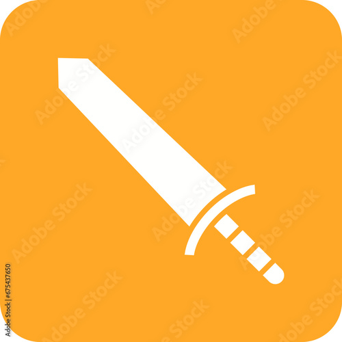 Sword Toy Line Color Icon
