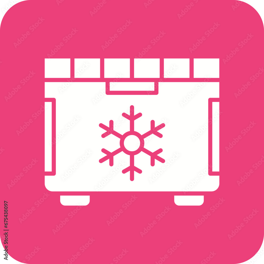 Freezer Line Color Icon