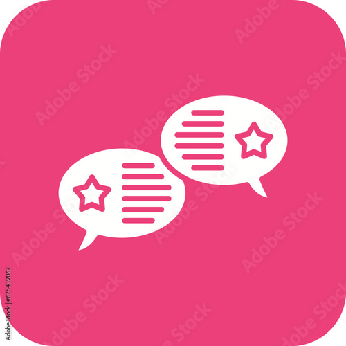 Testimonials Line Icon