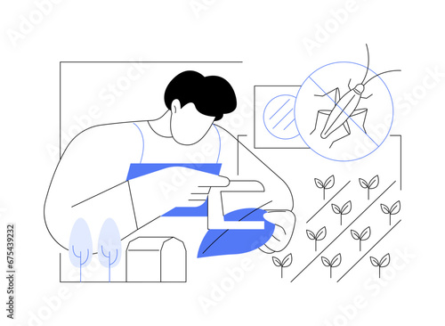 Integrated pest management abstract concept vector illustration.