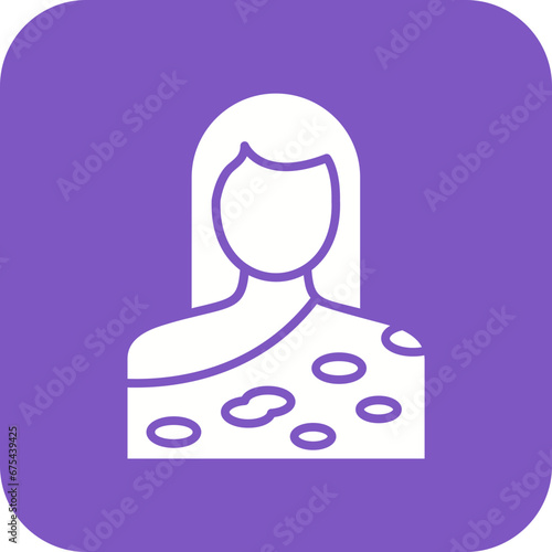Cavewoman Line Icon
