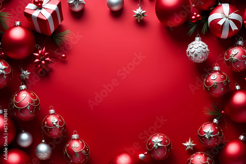 beautiful christmas background with decoration  colorfully celebration  winter and christmas decor  christmas wallpaper and background with cute balls  impressive ornament for xmas  december festivity