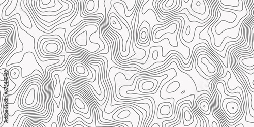  topographic line map with curvy wave isolines vector Map in Contour vine map with curvy wave isolines vector Topographic Map in Conto © Shahadath