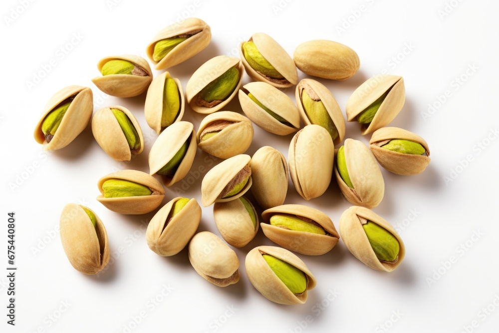 pistachio nuts isolated on white pistachio nuts isolated on white