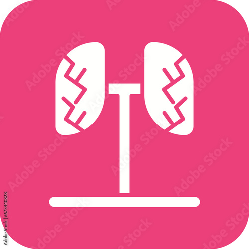 Lungs Of The World Line Icon