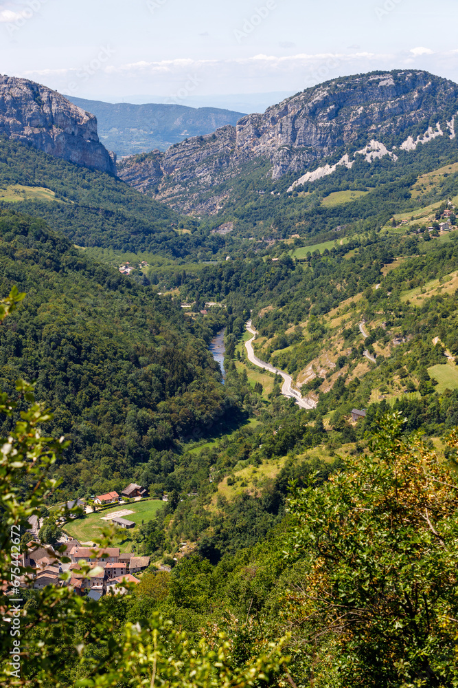 France mountains alpes provence vercors river valley