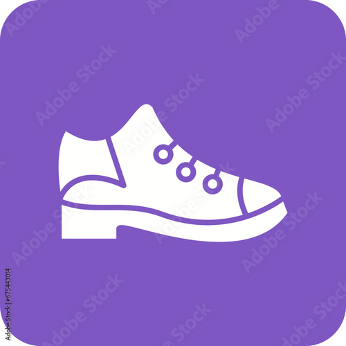 Casual Shoes Line Color Icon