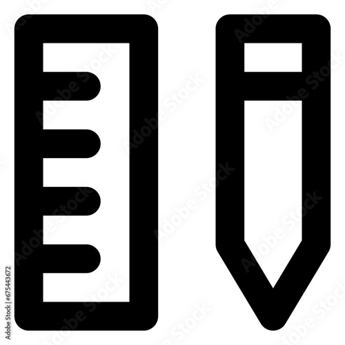 Ruler Pencil Icon
